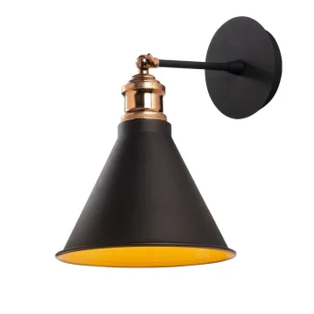 Aplica de perete neagra o 20 cm Berceste - Opviq lights imagine