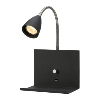 Aplica de perete neagra o 6,5 cm Logi - Markslojd imagine