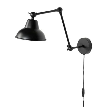 Aplica de perete neagra Xavi - White Label imagine