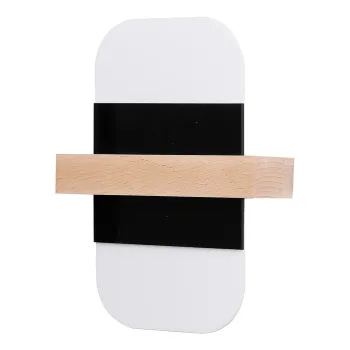 Aplica de perete negru-alb LED April - Candellux Lighting imagine