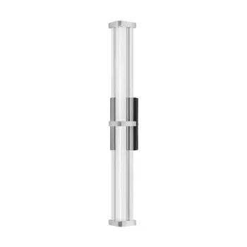 Aplica de perete negru-mat/argintiu-mat LED cu intensitate reglabila din metal Pheme - Nova Luce imagine