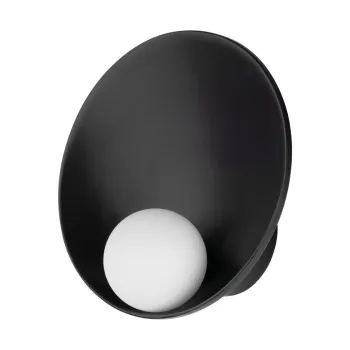 Aplica de perete negru-mat din otel Minim - Nova Luce imagine