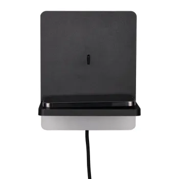 Aplica de perete negru-mat LED cu intensitate reglabila Fairfield - Trio imagine