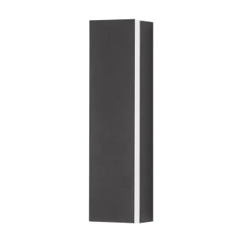 Aplica de perete negru-mat LED din aluminiu Colby - Nova Luce imagine