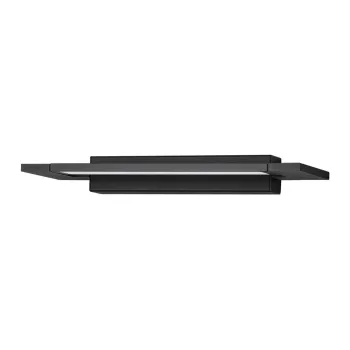 Aplica de perete negru-mat LED din aluminiu Livo - Nova Luce imagine