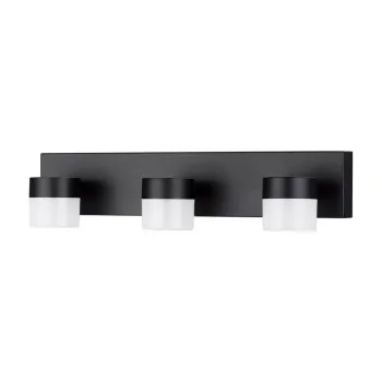 Aplica de perete negru-mat LED din aluminiu Teko - Nova Luce imagine