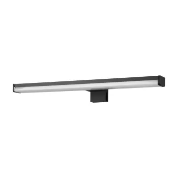 Aplica de perete negru-mat LED (lungime 40 cm) Lino - Trio imagine