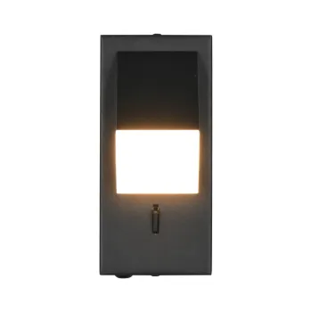 Aplica de perete negru-mat LED Raglan - Trio imagine