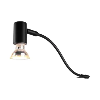 Aplica de perete negru-mat (lungime 34 cm) Giada - Trio imagine