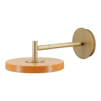 Aplica de perete portocalie LED cu intensitate reglabila o 15 cm Asteria Wall Short - UMAGE imagine