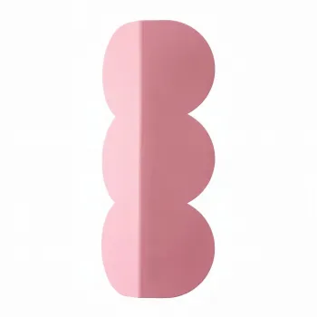 Aplica de perete roz din aluminiu BISCUIT - Thoro imagine