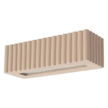 Aplica de perete taupe din ceramica Rivena - Sollux imagine