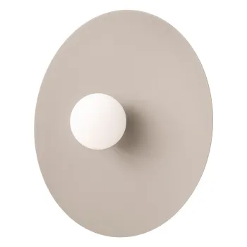 Aplica de perete taupe din metal o 50 cm AKE - Thoro imagine