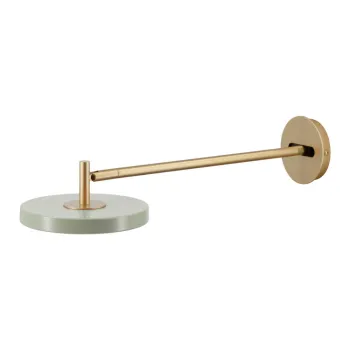 Aplica de perete verde-deschis LED cu intensitate reglabila o 15 cm Asteria Wall Long - UMAGE imagine