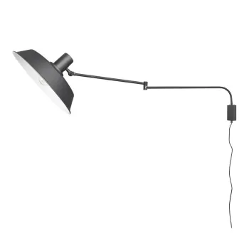 AplicAde perete negru-mat cu structurAflexibilAcu alimentare la prizAA, 35,5 cm Bolder aEURTrio imagine