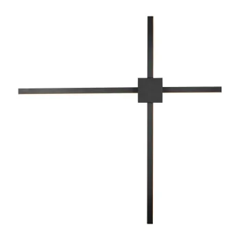 AplicAde perete negru-mat LED cu intensitate reglabilACassino aEURTrio imagine