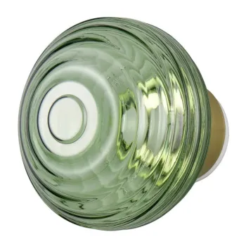 AplicAde perete verde LED din sticlAcu USB A, 15,5 cm Earl aEURReality imagine