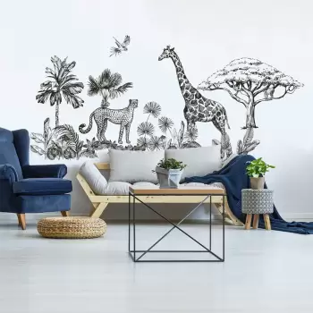 Autocolante decorative pentru perete Ambiance Savanna imagine