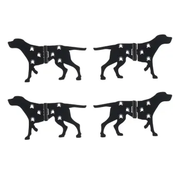 Balamale pentru usa 4 buc. din metal Dog - Esschert Design imagine