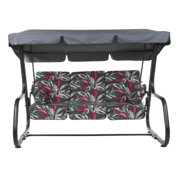 Balansoar de gradina gri inchis din metal Rimini - Dajar imagine