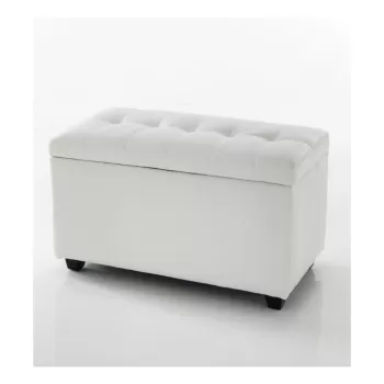 Banca cu spatiu depozitare Tomasucci Nice, alb imagine