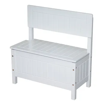 Banca de copii alba - Roba imagine