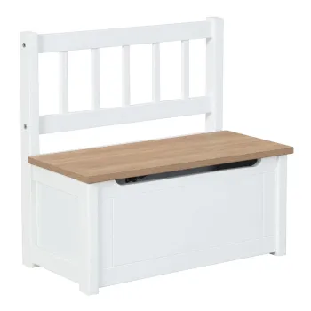 Banca de copii alba Woody - Roba imagine