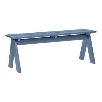 Banca de gradina albastra din lemn masiv Navo - noo.ma imagine