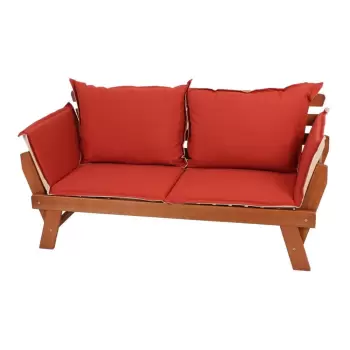 Banca de gradina din lemn de eucalipt Garden Pleasure Fortuna imagine