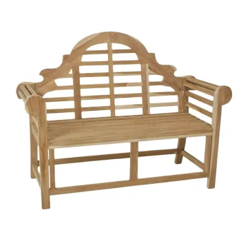 Banca de gradina in culoare naturala din lemn masiv Picadilli - Garden Pleasure imagine