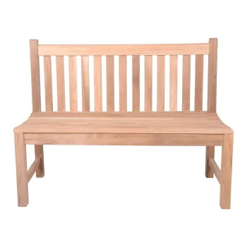 Banca de gradina in culoare naturala din lemn masiv Solo - Garden Pleasure imagine