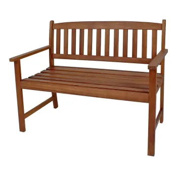 Banca de gradina maro din lemn masiv Promotion - Garden Pleasure imagine