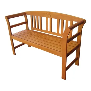 Banca de gradina maro din lemn masiv San Jose - Garden Pleasure imagine