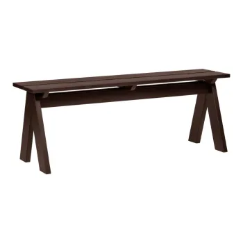 Banca de gradina maro inchis din lemn masiv Navo - noo.ma imagine