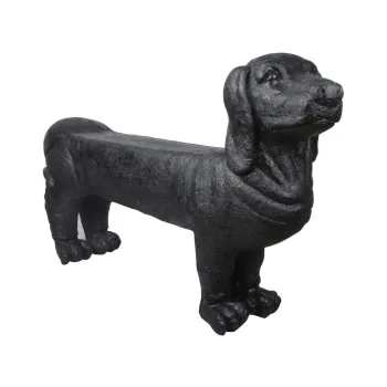 Banca de gradina neagra Dachshund - Esschert Design imagine