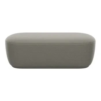 Banca gri cu tapiterie din stofa boucle KUON - Blomus imagine