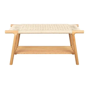 Banca in culoare naturala deschisa din lemn masiv Kintaro - Dutchbone imagine