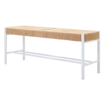 Banca in culoare naturala din lemn masiv Bandar - Premier Housewares imagine