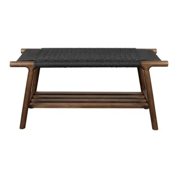 Banca in culoare naturala inchisa din lemn masiv Kintaro - Dutchbone imagine