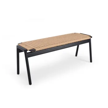 Banca neagra/in culoare naturala Klupa - Gazzda imagine