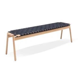 Banca negru/natural Klupa - Gazzda imagine