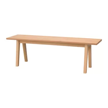 Bancuta de dining din lemn de stejar Rowico Melfort, 144 x 38 cm imagine