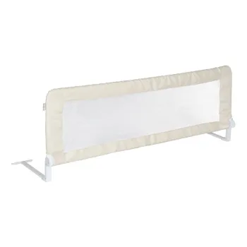 Bariera de pat alb si bej 135 cm - Roba imagine