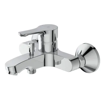 Baterie argintiu-lucios pentru cada/cu montare pe perete Alpha - Ideal Standard imagine