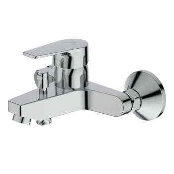 Baterie argintiu-lucios pentru cada/cu montare pe perete Cerafine D - Ideal Standard imagine