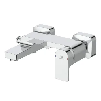 Baterie argintiu-lucios pentru cada/cu montare pe perete Edge - Ideal Standard imagine