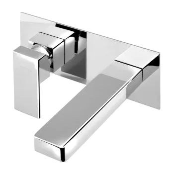 Baterie argintiu-lucios pentru chiuveta incastrata (1 iesire) Latus - Sapho imagine