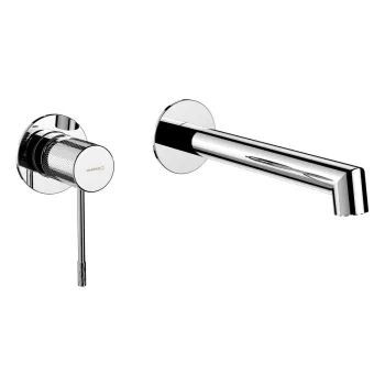 Baterie argintiu-lucios pentru chiuveta incastrata (1 iesire) Solaris - Sapho imagine