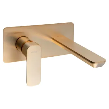 Baterie aurie pentru chiuveta incastrata (1 iesire) Spy - Sapho imagine