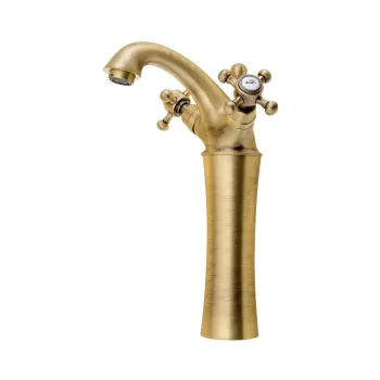 Baterie in culoarea bronz pentru chiuveta inalta Antea - Sapho imagine